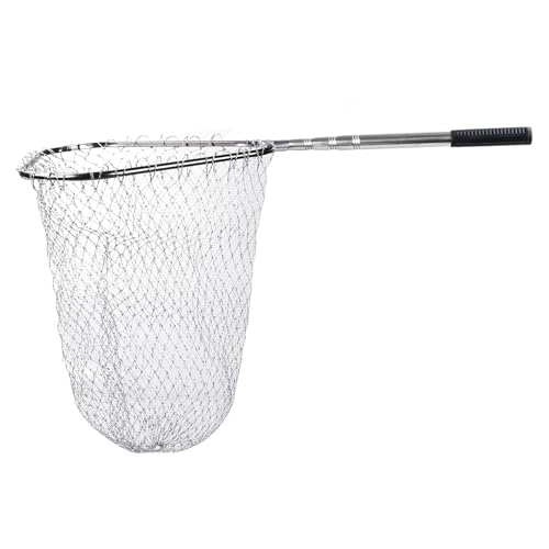 Chicken Catching Net Bird Net with Telescoping Pole, Strong Stainless Handle Full Extended to 48 Inches