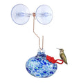 Glass Window Hummingbird Feeder with Suction Cup for Close Bird Watching - color: 1Pcs-Blue