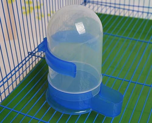 Bird Food Feeder Dispenser Feeding Bottle Bowl for Parrot Parakeet Cockatiel Conure Lovebird African Grey Cockatoo Budgie Finch Canary Cage Accessories