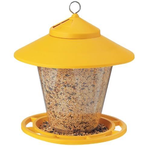 Audubon NA6231 4 Lb Capacity Hopper Granary Bird Feeder Assorted Colors