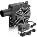 120mm Squirrel Cage 12V Electric Blower Fan with Speed Controller | Adjustable air blower, Replacement fan for BBQ Smoker, Charcoal Starter, Wood Stove Bellow & Inflatable Equipment Ventilation