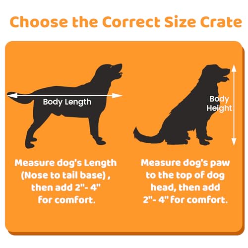 Homey Pet 37 Inch Heavy Duty Dog Crate for Medium Dogs | Stackable Dog Cage Kennel with Four Lockable Wheels, Removable Tray & Grid, Open Top, Escape Proof Dog Kennel Indoor - size: 37.0"L x 22.5"W x 29.2"H