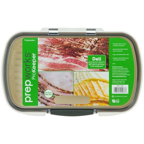 ProKeeper Deli Food Storage Container with Air-Tight Seal and Dry Erase Lid | Ideal for Deli Meats, Cheeses, and Bacon, BPA Free and Dishwasher Safe - color: Deli Keeper