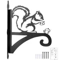 ATKKE Hanging Plant Bracket Hangers Indoor Iron Wall Mount,11” Squirrel Silhouette Ornamental Iron Hangers Hookers for Flower Pot Lantern Bird Feeder Wind Chimes - size: Squirrel