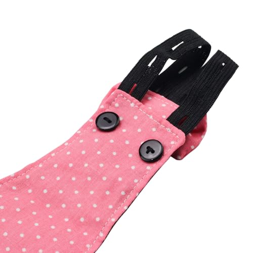 BestParts 2pcs Button Adjustable Diaper for Goose Duck Chicken Blue+Pink S | 2pcs Button Adjustable Version Cloth Reusable Waterproof Diapers for Farm Pet Goose Duck Chicken Blue + Pink, S(0.55-1.65lbs) - color: Blue + Pink, size: S(0.55-1.65pounds)
