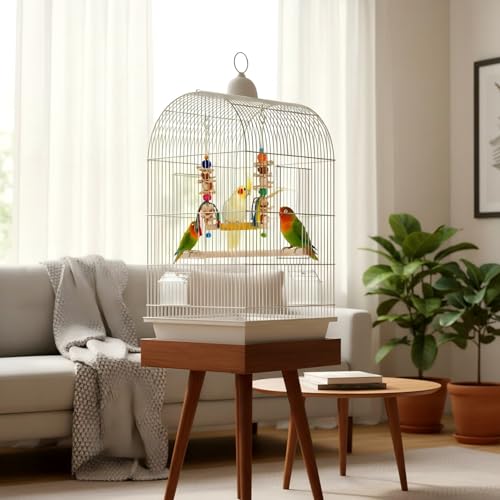 Parakeet Swing Toys Natural Bird Grass Mat,Parrot Swing Perch | Parrot Climbing Hammock With Chew Toys For Cockatiel, Sun Conure, Lovebird, Budgie