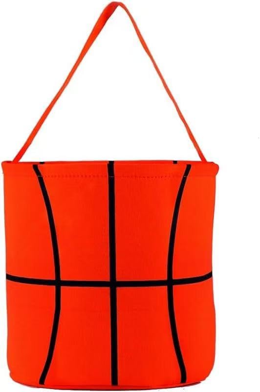 XinblueCo Baseball Basket Easter Baskets for Canvas Easter Egg Hunt Baskets - color: Basketball Basket4