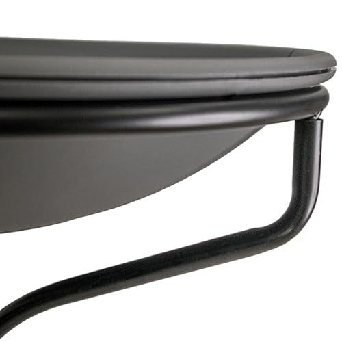 Prime Retreat Heated Bird Bath with Metal Stand & Watertight Cord Connector – 20" Heated Basin, 150W Enclosed Element, Slate Bowl, Outdoor Winter Bird Bath with Stand, All-Season Water Source
