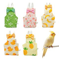 Bird Diaper, 5pcs Bird Diapers with Waterproof Inner Cute Style Pigeon Pants Chicken Diapers for Indoor Chickens Duck Parakeet Cockatiel Mini Macaw Budgie Canary Monk Parakeet Lory (M)