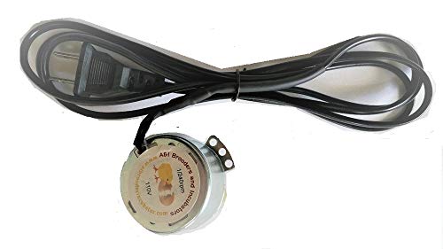 A&I Brooders and Incubators Egg Tray Turning Motor 110Volt AC 1/240 RPM with 2 Prong Plug for Incubator New!