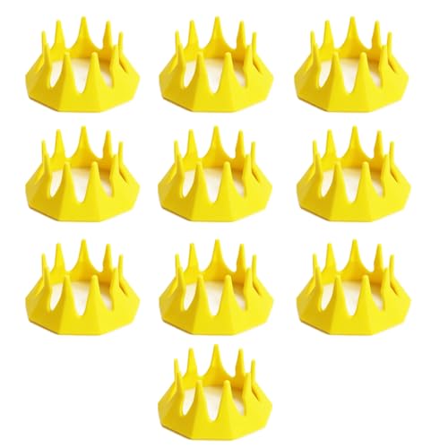 PIAOLGYI Egg Incubator Stand,Upright Stable Design Hold Eggs During Incubation, Reusable for Backyard Chicken Keepers & Small Farms(Yellow)