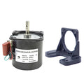 60KTYZ Synchronous Gear Motor AC 110V 40-48RPM CW/CCW Direction Control 18W for Food Machinery with Motor Bracket Support Fixed Base - size: 40/48r/min Motor+Bracket