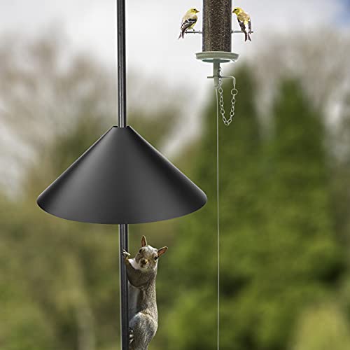 Squirrel Baffle - Plastic Squirrel Proof Guard for Bird Feeders (16in) - size: 16in
