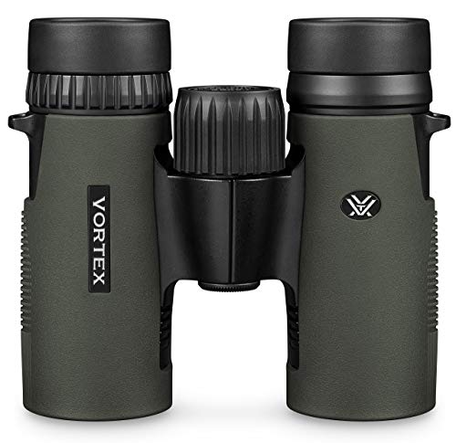 Vortex Diamondback HD 8x32 Binoculars | HD Optics, Tripod Adaptable, Waterproof, Fogproof, Shockproof, Included Carry Case - Unlimited, Unconditional Warranty - color: Green, size: 8x32