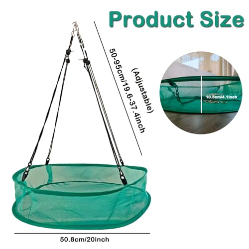 Seed Catcher for Bird Feeders, 20'' Bird Feeders for Outdoors Hanging, Birds Feeder Seed Catcher Tray with Adjustable Hanging Hoop for Outdoor Garden Accessories (Grey)