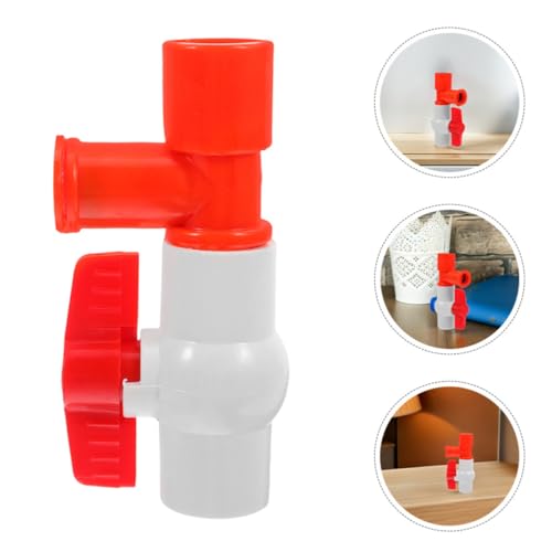 Tofficu 2pcs Chicken Water Line Pressure Regulators for Poultry Farm with Automatic Air Release Valve Reusable Waterer System Parts for Stable Pressure Control and Efficient Feeding