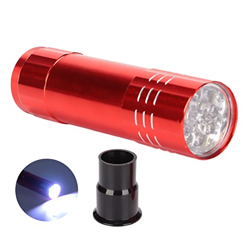 Egg Candler for Chicken Eggs LED Incubator Light Candling Checker Lamp fit for Quail Goose Dark Canary Red Cool Bright Tester - color: Red