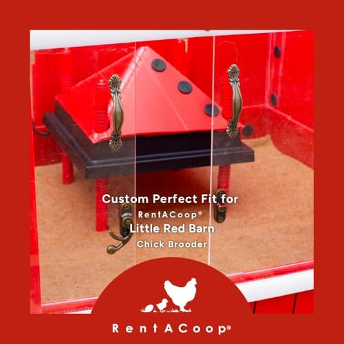 RentACoop Jute Brooder Liners for Little Red Barn Brooder - 4 Pack