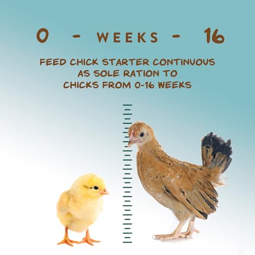 Manna Pro Chick Starter Feed, Non-Medicated Chicken Feed with Vitamins & Minerals, Complete Nutrition for Baby Chicks, 5 lb Bag | Complete Chick Feed Formula, Starter Feed with Vitamins & Minerals, Balanced Nutrition for Growing Baby Chicks