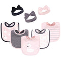 Hudson Baby Unisex Baby Cotton Bib and Headband Set - color: Swan, size: One Size