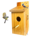 Large Bird House, Bird Houses for Outside Clearance, Cedar Birdhouses for Outdoors, Wood Birdhouse with Secure Latch, Bluebird Houses for Wren Swallow Finch Hummingbird