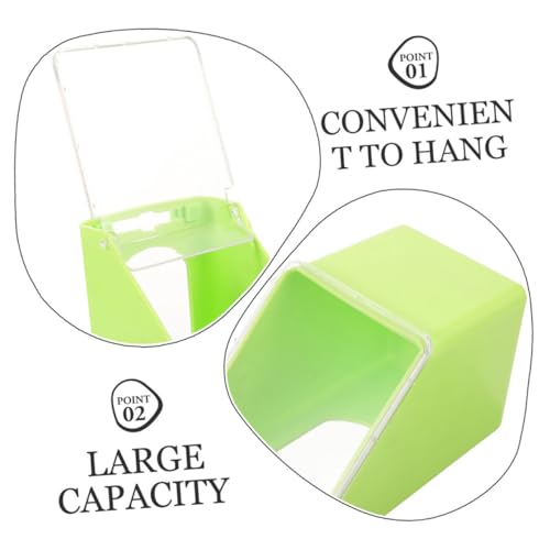 Garneck Bird Cage Feed Dispenser 4pcs Pigeon Feeder Hanging Bowl Quail Feeder Cage Supplies Pigeon Supplies
