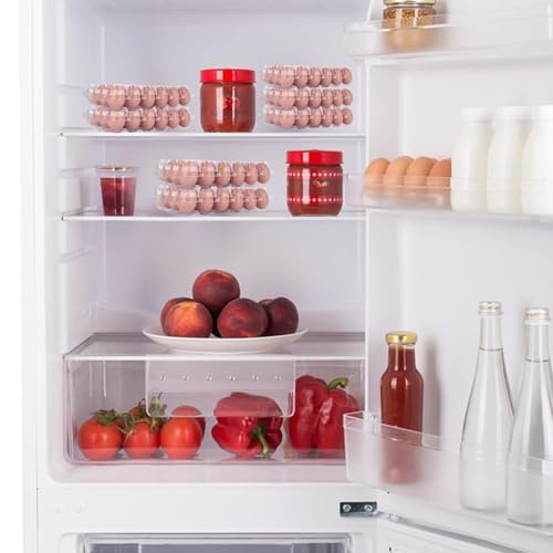 36 PCS Plastic Egg Cartons Cheap Bulk 24 Count Clear Blank Egg Cartons with Free Labels Holds up to 24 Eggs Securely Reusable Egg Carton for Family Pasture Chicken Farm Market Display, 4x6 Grids - size: 4x6