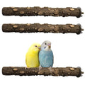 PINVNBY 3Pcs Bird Perches for Cage, Nature Wood Prickly Parrot Stand Toy Paw Grinding Stick for Small Medium Birds Parrot Parakeet Cockatiel Conure Cage Accessory