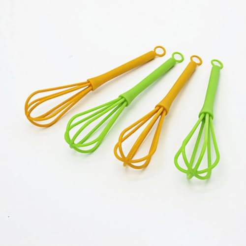 10pcs Multi-function Plastic Egg Whisk Set Manual Handheld Egg Mixer for Baking and Milk Frothing Household Kitchen Utensils Random Color