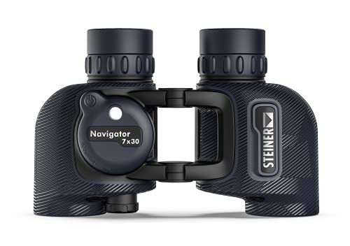 Steiner 7x30 Navigator Marine Binoculars with Open Bridge Design and Sports Auto-Focus, with Compass - size: 7x30, style: With Compass