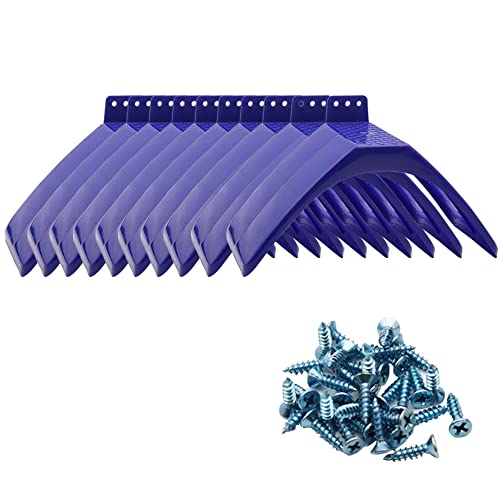 Dove Perch 10sets Plastic Racing Pigeon Rest Stand with Screws | Anti-Chew Lightweight Plastics for Small Birds ,Wall-Mounted Birds Roost Holder, Non-Slip Platmat,Posaderos Para Palomas
