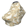 Cute Goose Baby Car Seat Covers, Goose Baby Shower Gifts Carseat Canopy for Boys and Girls Stretchy Infant Carseat Cover - color: goose flowers