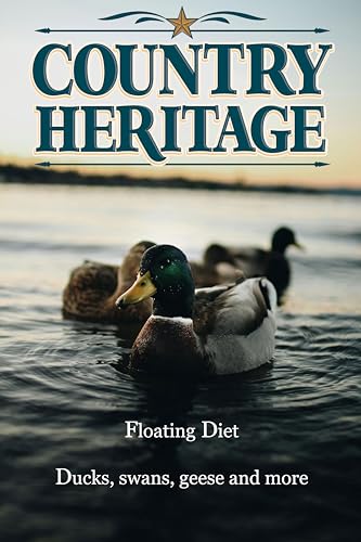 Country Heritage Floating Waterfowl Feed – Duck, Goose & Swan Food – 5 lb Resealable Bag – Nutrient-Rich Pellets for Wild & Pet Birds - size: 5 Pound (Pack of 1), style: Floating Waterfowl Feed