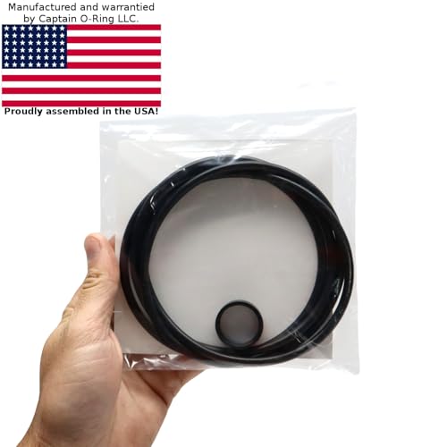 Captain O-Ring - Replacement O-Ring Kit for Little Giant PPF & Farm-Tuff Poultry Fountains (4 o-Rings, 1 Cap) - PPF310KIT PG04-KIT 466164