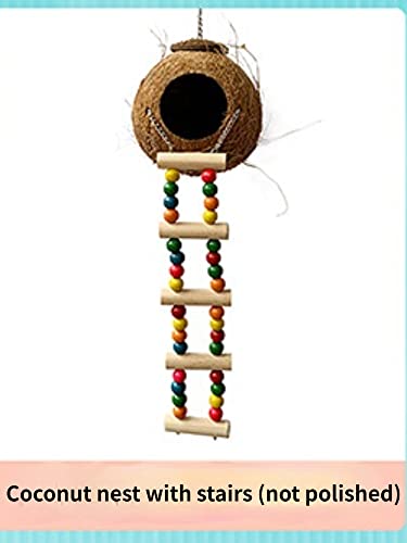 Bird Spiral Rope Perch, Bird Hemp Rope Swing Perch, Bird Cage Stand Pole Accessories, Bird Standing Climbing Toy for Parrot Parakeet Budgies Lovebirds Cockatiels (Medium) - size: Medium