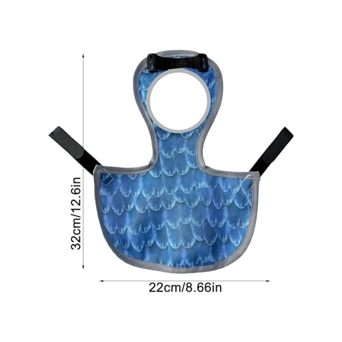 Chicken Saddle for Hens, Adjustable Strap & Easy Put On, Chicken Apron Hens Back Protector, Hen Vest, Safe Guard from Rooster Damage and Flock Pecking