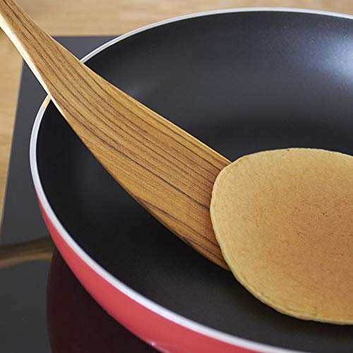 FAAY 11.5 Inch Teak Wood Spatula/Turner for RIGHT Hand | Versatile Spatula, Durable, Healthy and High Moist Resistance for Non Stick Cookware - size: 11.5 Inch Spatula - RIGHT