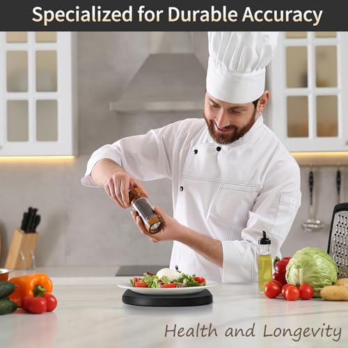 Vitafit 33lb/15kg Digital Food Scale in High Precision 0.1oz/1g, Our Own Kitchen Scale Professional Factory Since 2001, Home and Kitchen Essentials for Cooking and Baking, LED, 3*AAA Batteries, Black - color: Black