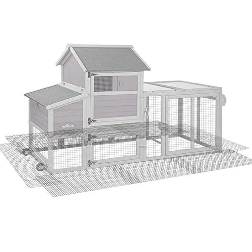 Aivituvin Chicken Coop Chicken Wire Netting Barrier Poultry Fence Keep Your Flock Safe from Predators