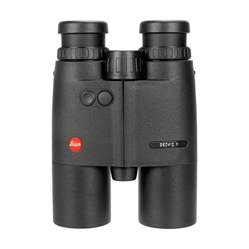 LEICA Geovid R Gen 2022 Compact Lightweight Hunting Bird Watching Rangefinder Binoculars with Carrying Strap Incuded, 8X42 - size: 8X42