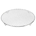 uxcell Round Cooking Rack 12 Inch Dia Stainless Steel Wire Cooling Steamer Rack for Baking Canning Cooking Roasting Cooling Grilling Drying, Silver - size: 12 Inch