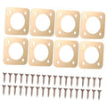 GANAZONO 8 Pcs Metal Bird House Predator Guards House Hole Protector for Birdhouses Sturdy Copper Entrance Protectors