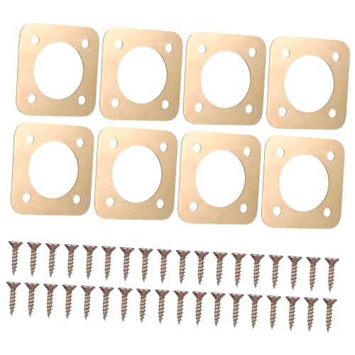 GANAZONO 8 Pcs Metal Bird House Predator Guards House Hole Protector for Birdhouses Sturdy Copper Entrance Protectors