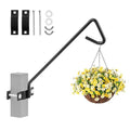 11 Inch Long Fence Deck Hook Rail Hanging Mounting Kit Heavy Duty Bird Feeder Hook Decorative Hanger for Bird Feeders Planters Suet Baskets Lanterns on Balcony Porch Railing Fence - size: 11in Long Fence Hook-1 Pack