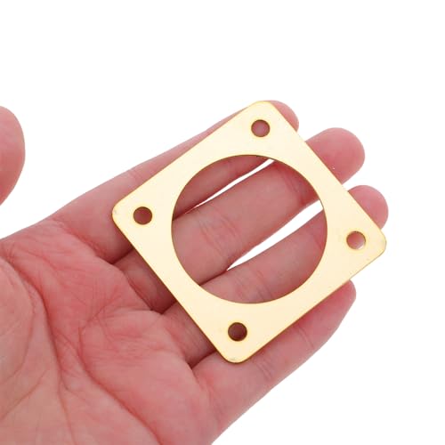 SHINEOFI 4pcs Metal Birdhouse Entrance Protector for Sparrow Houses 1.5 Inch Inner Diameter with Predator Defense for Outdoor Birdhouse Hole Guard