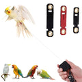 Retractable Bird Harness, 6.56ft Training Leash with 3 Sizes of Foot Rings - Parakeet & Parrot Leash Kit for Cockatiels, Budgies (Black) - color: Black