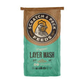 Scratch and Peck Feeds | Layer Mash for Chickens & Ducks | 25 lb Bag | 16% Protein, Corn & Soy Free, Fermentable Whole Grains, Certified Organic & Non-GMO Project Verified, Complete Nutrition - size: 25 Pound (Pack of 1), style: Layer Feed