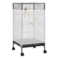 Trinkrittey Large Bird Cage Seed Catcher, 31 x 118 inches Adjustable Large Bird Cage Cover Elastic Band Mesh Cages Cover Skirt Nylon Mesh for Parakeet Parrot Cages