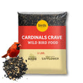 Birds Choice Cardinals Crave Bird Seed Wild Bird Food | Nutrient-Rich Bird Seed Blend | High-Energy with Safflower, Black Oil Sunflower Seeds & Peanuts | High Protein & Fat for Cardinals | 5 lbs | High-Energy Blend of Safflower, Black Oil Sunflower Seeds