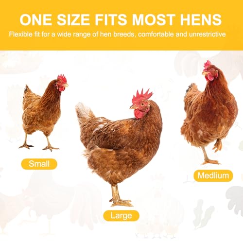 M METERXITY 2-Pack Chicken Saddle for Hens, 9 Inch Oxford Cloth Chicken Apron Hens Back Protector for Protecting Bird Back and Side Feathers, Poultry Saver [Mixing 2 Styles K]